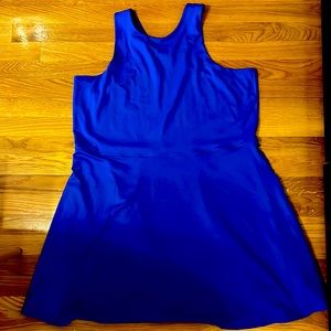Athleta Conscious Dress Size 2X Azurite Blue